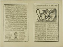 Very Terrible Example!, 1910. Creator: José Guadalupe Posada.