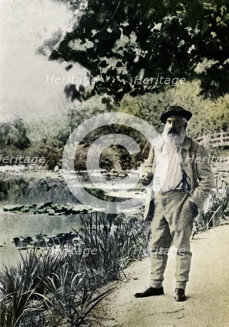 'Claude Monet, Giverny', 1905. Artist: Jacques-Ernest Bulloz.