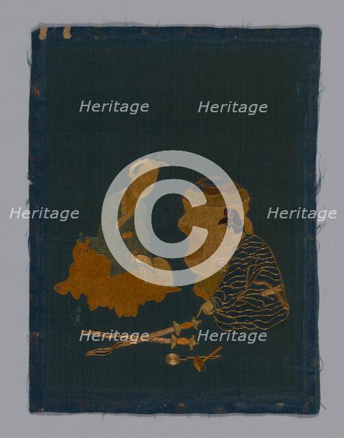 Panel piece, China, Qing dynasty (1644-1911), 1800/50. Creator: Unknown.