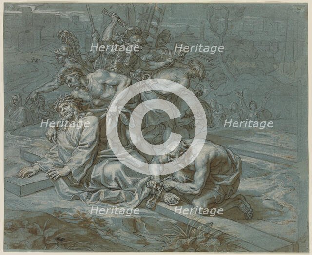 Christ Disrobed on the Cross, c1680. Creator: Michel Ange Corneille.