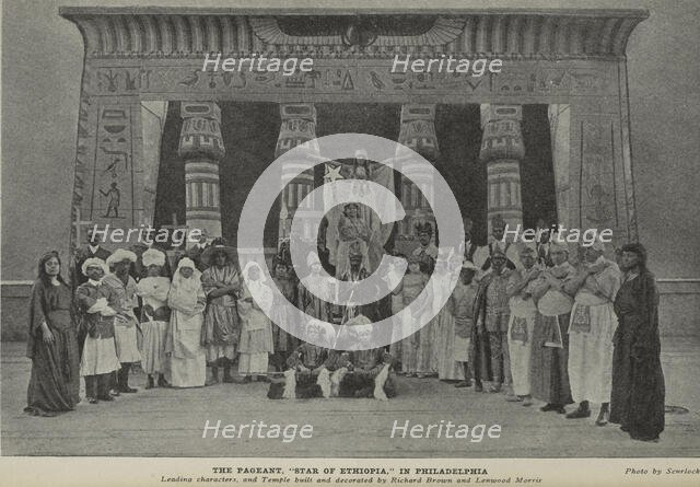 The pageant, "The star of Ethiopia," in Philadelphia, 1916-08. Creator: Scurloack.