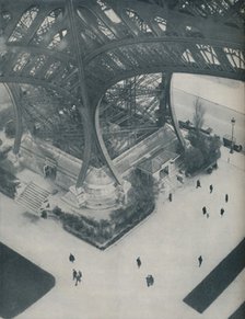'Eiffel's Master Toy: An Iron Foot of the Colossus of Towers', c1935.
