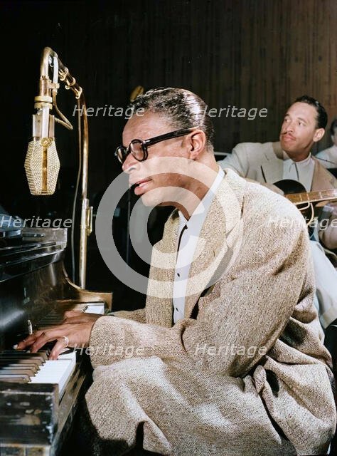 Portrait of Nat King Cole and Oscar Moore, New York, N.Y., ca. July 1946. Creator: William Paul Gottlieb.