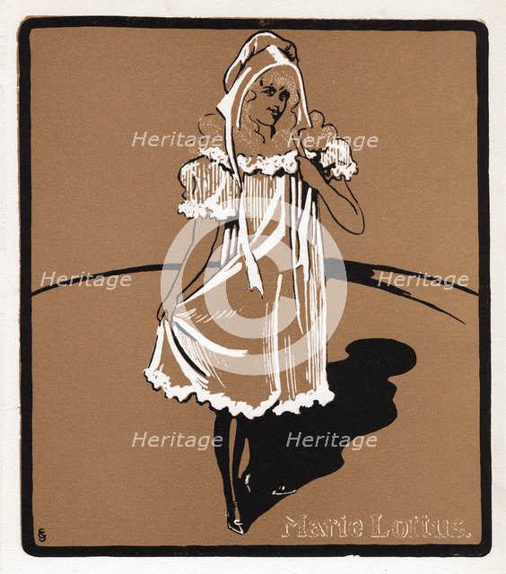 Marie Loftus (1857-1940), Scottish music hall star, late 19th century. Artist: Unknown