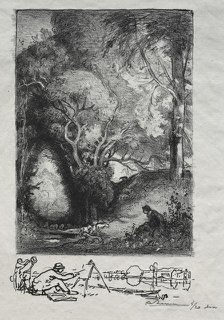La Ravine en juin, 1913. Creator: Auguste Louis Lepère (French, 1849-1918).
