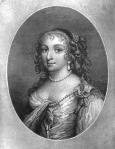 'Miss Brook(e) afterwards Lady Denham, married to Sir John Denham at the age of 18 years', 1811. Creator: Unknown.