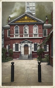 Carpenters' Hall, Philadelphia, Pennsylvania, USA, 1901. Artist: Unknown