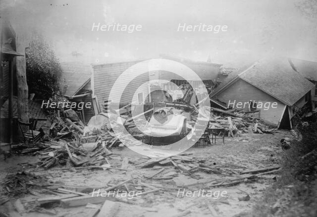 Austin/Dam Flood, wreck of School House, between c1910 and c1915. Creator: Bain News Service.