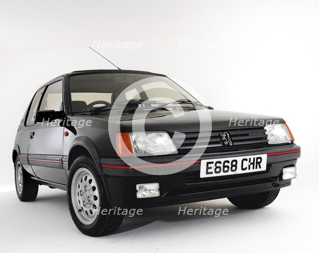 1987 Peugeot 205 GTI 1.6. Artist: Unknown.