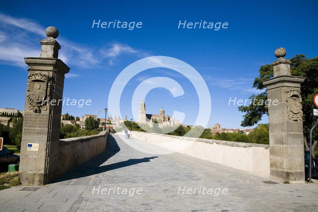 A Roman bridge in Salamanca, Spain, 2007. Artist: Samuel Magal