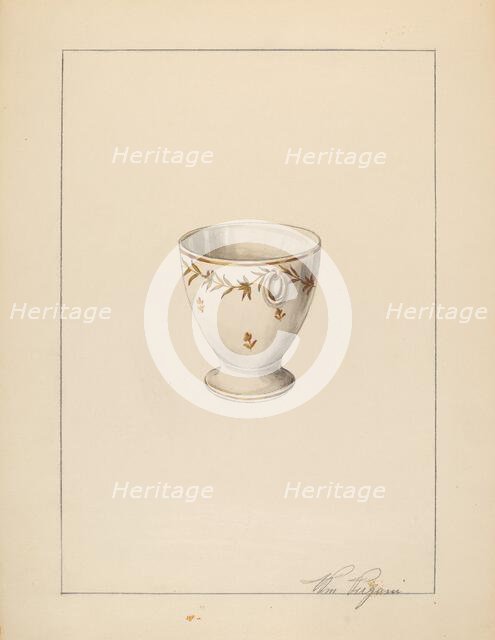 Egg Cup, c. 1937. Creator: William Vergani.
