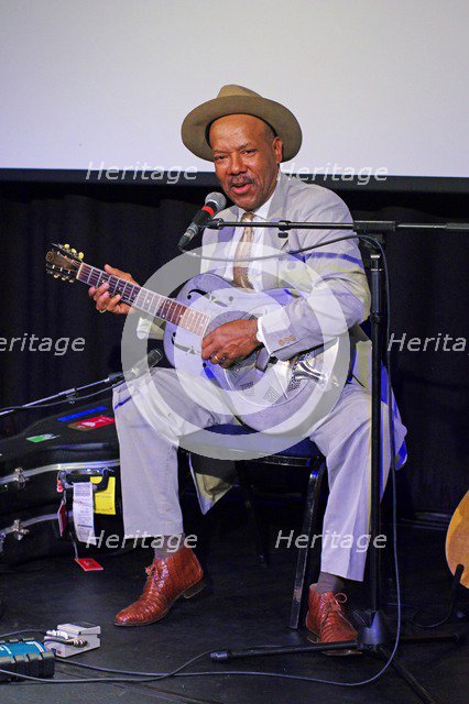 Michael Roach, Crawley Blues Club, Hawth, Crawley, West Sussex, 2015.  Artist: Brian O'Connor.