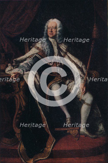 'King George I', c1714, (1911). Artist: Sir Godfrey Kneller.