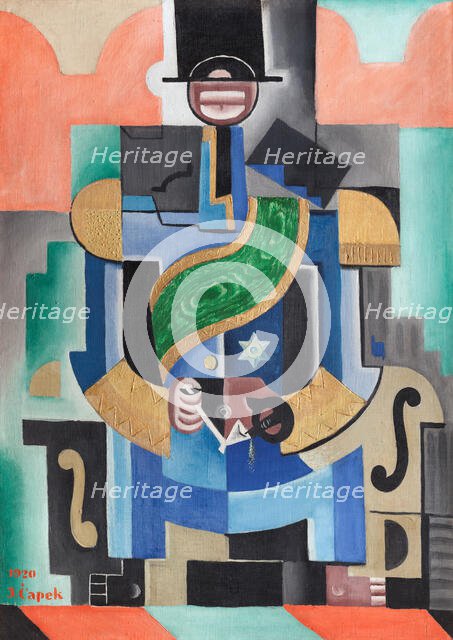 African King, 1920. Creator: Capek, Josef (1887-1945).