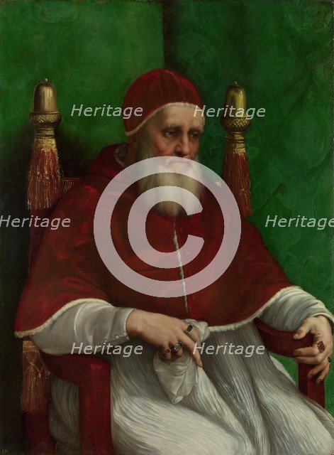 Portrait of Pope Julius II, 1511. Artist: Raphael (1483-1520)