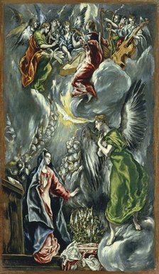 The Annunciation, ca 1596-1600. Artist: El Greco, Dominico (1541-1614)