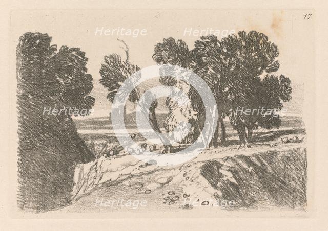 Liber Studiorum: Plate 17, A Study, 1838. Creator: John Sell Cotman (British, 1782-1842).