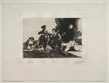 The Horrors of War: There Isnt Time Now. Creator: Francisco de Goya (Spanish, 1746-1828).