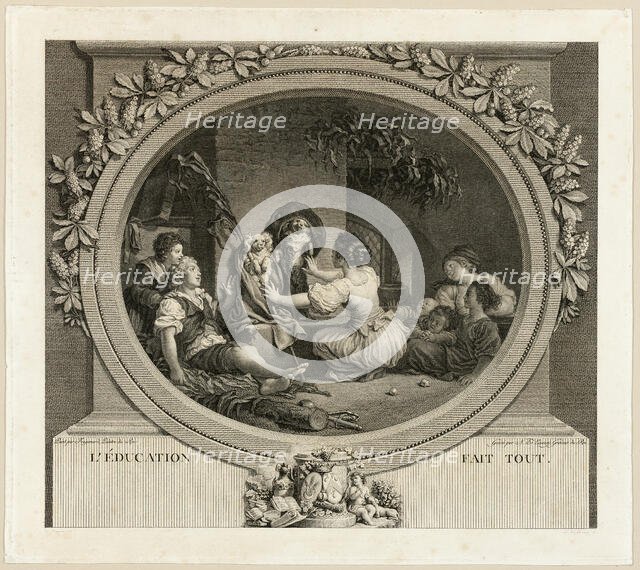 Education is Everything, 1791. Creator: Nicolas Delaunay.