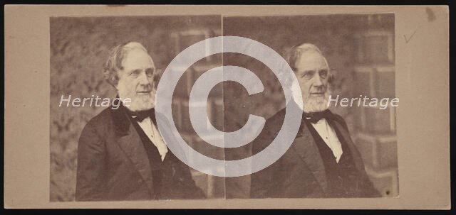 Portrait of Titian Ramsay Peale (1799-1885), 1860. Creator: Unknown.