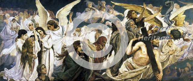 'Before the Paradise', (Left part), 1885-1896.  Artist: Viktor Mihajlovic Vasnecov