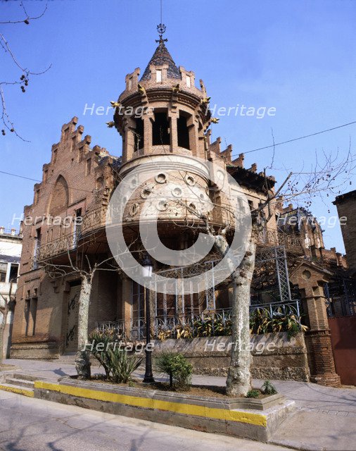 Roura House, also known as 'Ca la Bianga', 1891-1892, work by Lluis Domenech i Montaner.