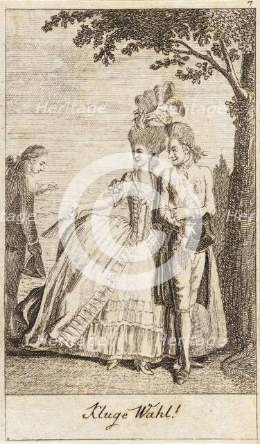 Illustration for 'Life of a Badly Brought Up Young Lady', 1779. Creator: Daniel Nikolaus Chodowiecki.