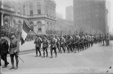 French chasseurs, 1918. Creator: Bain News Service.