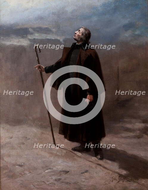 Mickiewicz as a Pilgrim, 1894. Creator: Jan Styka.