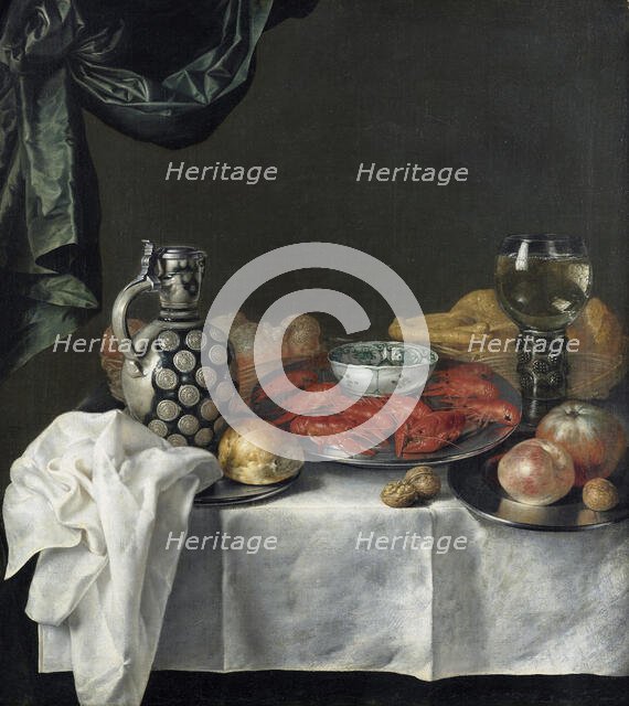 Still life, mid-to-late 17th century. Creator: Jan van Kessel II.