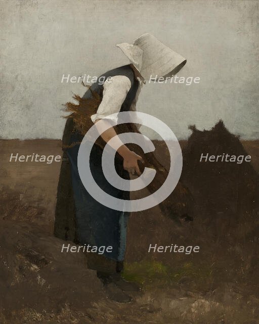 Gathering Poppies. Study. Creator: Hugo Salmson.