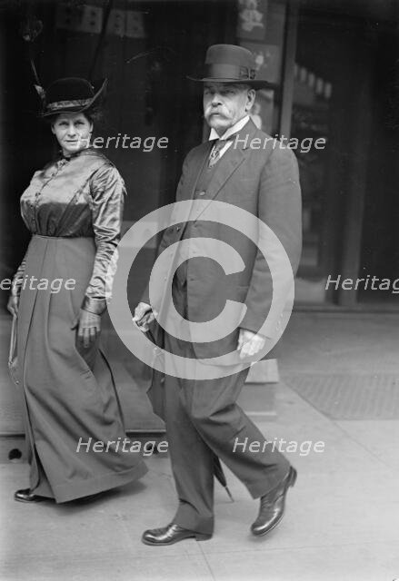 John Ewing of Minnesota, with Mrs. Ewing, 1913. Creator: Harris & Ewing.
