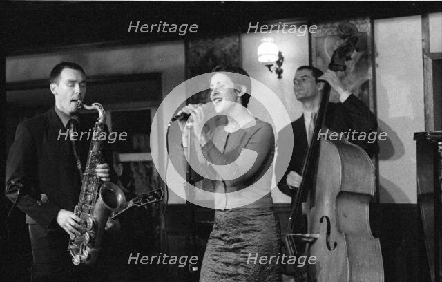 Stacey Kent, Jim Tomlinson, Watermill Jazz Club, Dorking, Surrey, 1 June 2000. Creator: Brian O'Connor.