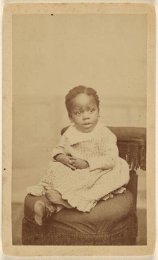 Portrait of a Toddler, 1865-1870. Creator: Wing Taber.