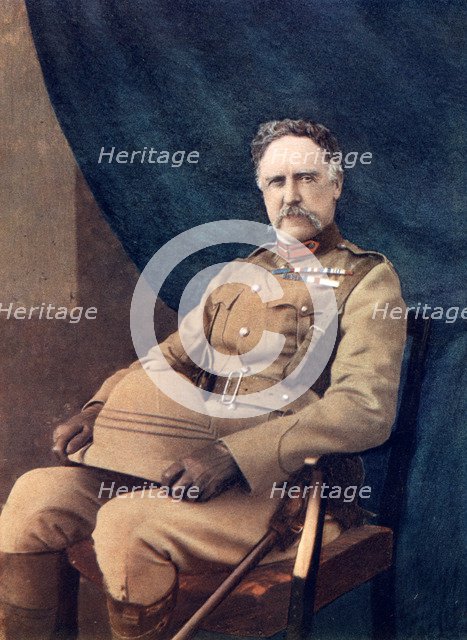 Lieutenant-General NG Lyttelton, commanding 4th Brigade in South Africa, 1902.Artist: C Knight