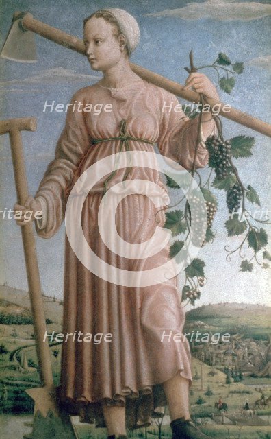 'Allegory of Autumn', 15th century. Artist: Francesco del Cossa