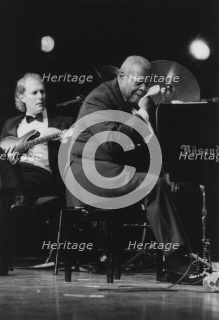 Oscar Peterson, North Sea Jazz Festival, Netherlands, 1995. Creator: Brian Foskett.