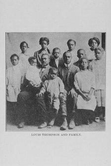 Louis Thompson and family, 1917. Creator: Unknown.