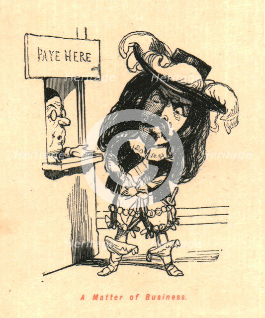 'A Matter of Business', 1897. Creator: John Leech.