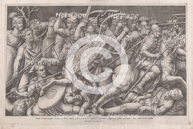 Speculum Romanae Magnificentiae: Daican War, 1553., 1553. Creator: Nicolas Beatrizet.