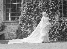 Harden, Rosemary, Miss, at her wedding, between 1928 and 1942. Creator: Arnold Genthe.