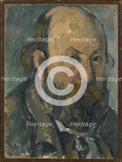 Self-Portrait, 1877-1878. Creator: Cézanne, Paul (1839-1906).