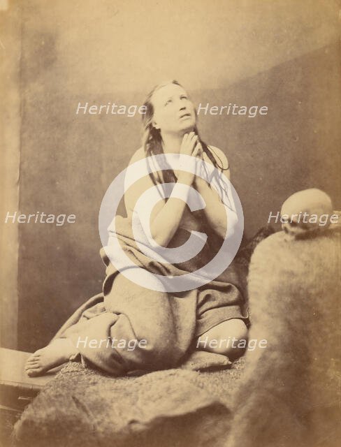 Study for Mary Magdalene, 1870s. Creator: Unknown.