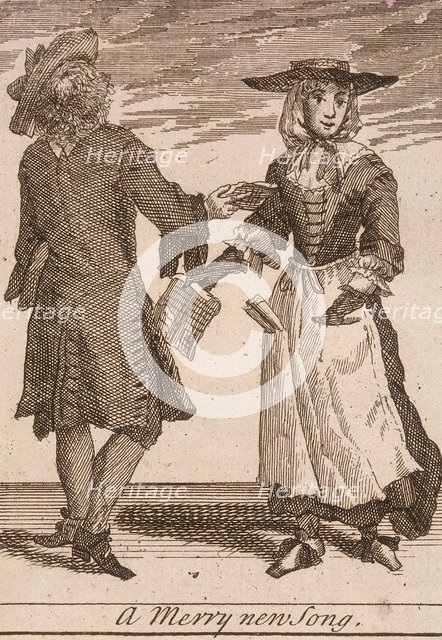 'A Merry new Song', Cries of London, (c1688?). Artist: Anon