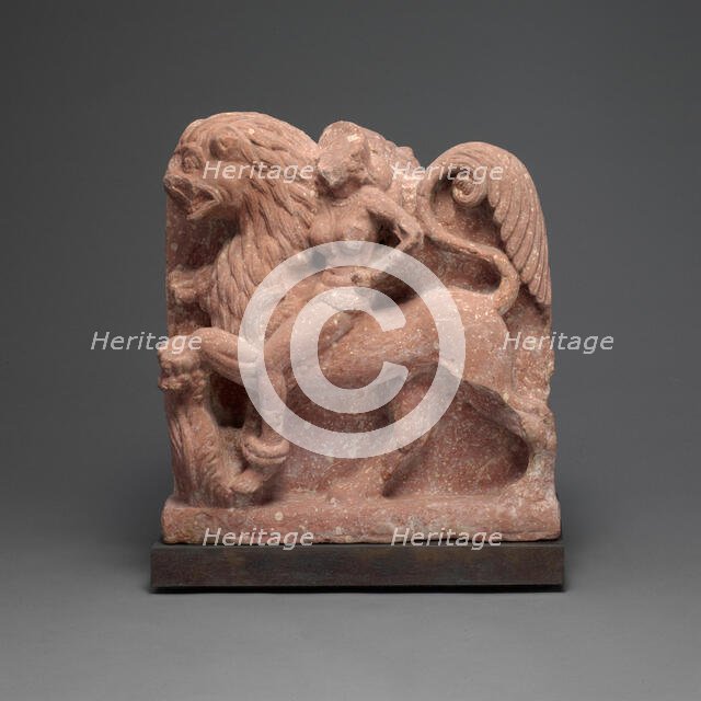 Double -Sided Capital with Female Figure Astride a Lion, c. 1st century A.D. Creator: Unknown.