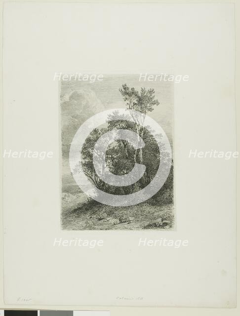 Alpine Landscape, 1861. Creator: Alexandre Calame.