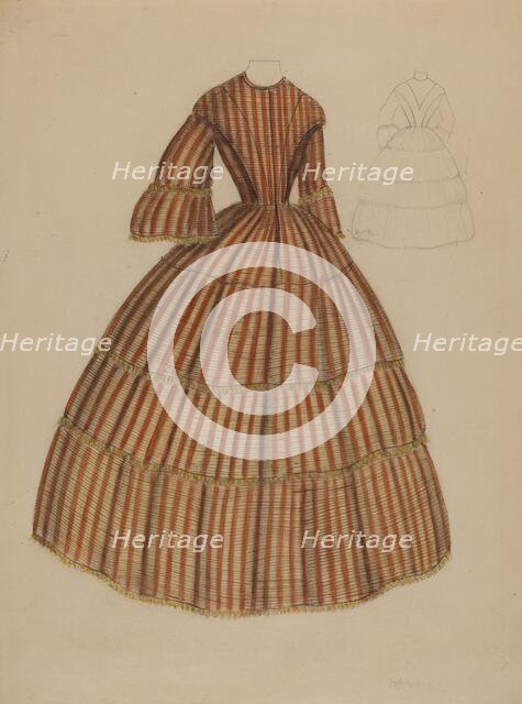 Dress, c. 1936. Creator: Herbert Marsh.