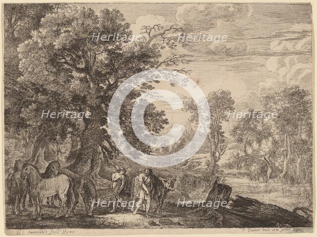 Mercury Silencing Battus. Creator: Herman van Swanevelt.