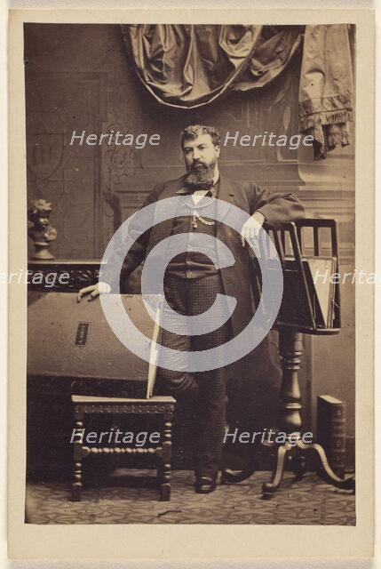 Self-portrait, about 1863. Creator: Camille Silvy.