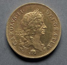 Five Guineas (obverse), 1668. Creator: Unknown.